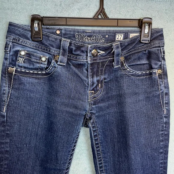 Women's Miss Me Skinny Jeans Size 27 Blue - Picture 5 of 8